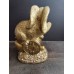 Луксозен подарък за офиса или дома - статуетка заек за пари и изобилие през годината на Заека 2023 - размер XXL