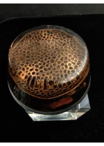 Дизайнерска кристална дръжка за шкаф оргонит с мед и планински кристал
