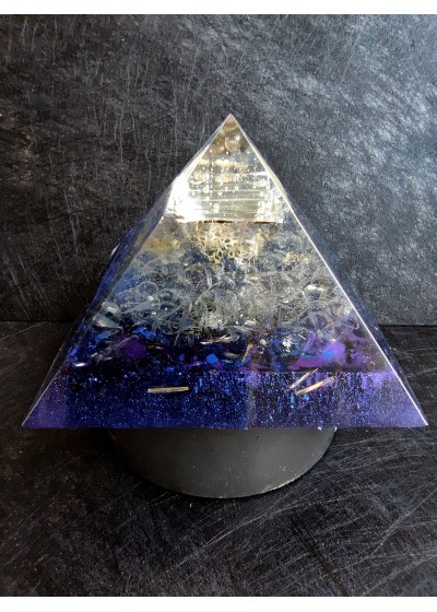 Подарък за новодомец - Пирамида оргонит за защита и хармония - "As Above, So Below" XXXL