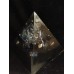 Подарък за нов дом - Оргонит пирамида с оникс, карбон и хематит за защита размер XL